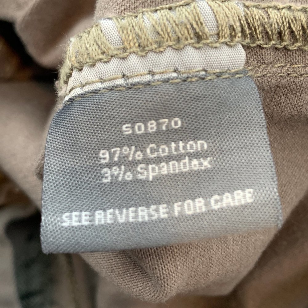 Cali 1850 Shorts Faded brown‎ Distressed Fringe Casual Wear Short Shorts Size 7 - Picture 7 of 11